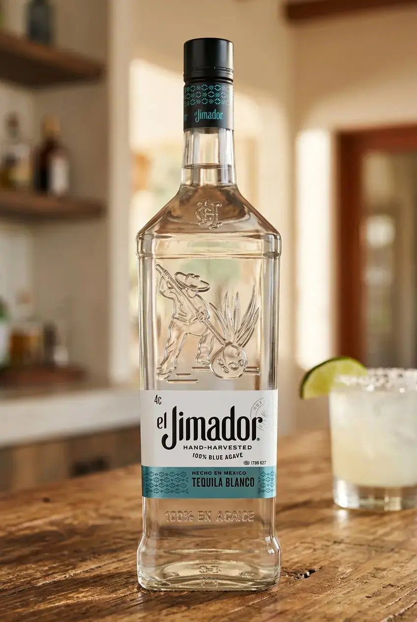 El Jimador Blanco Tequila 700ml bottle – 100% Blue Weber agave tequila from Mexico