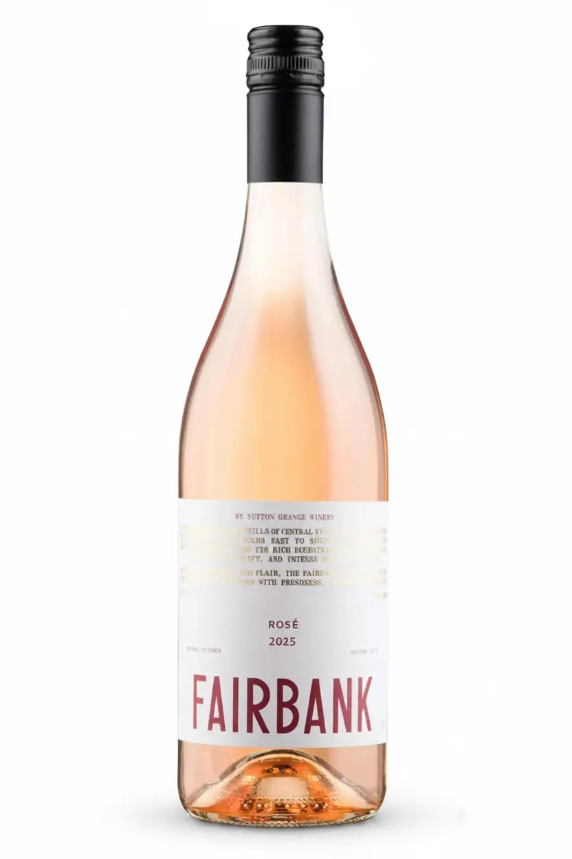 Sutton Grange Fairbank Rosé 2025 Central Victoria bottle