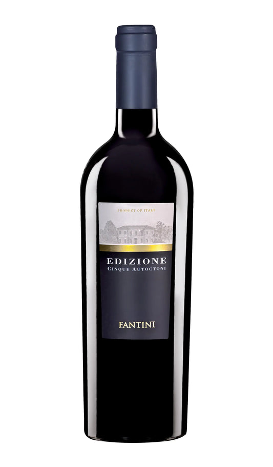 Fantini Farnese Edizione Cinque Autoctoni 2021 750ml red wine bottle from Italy