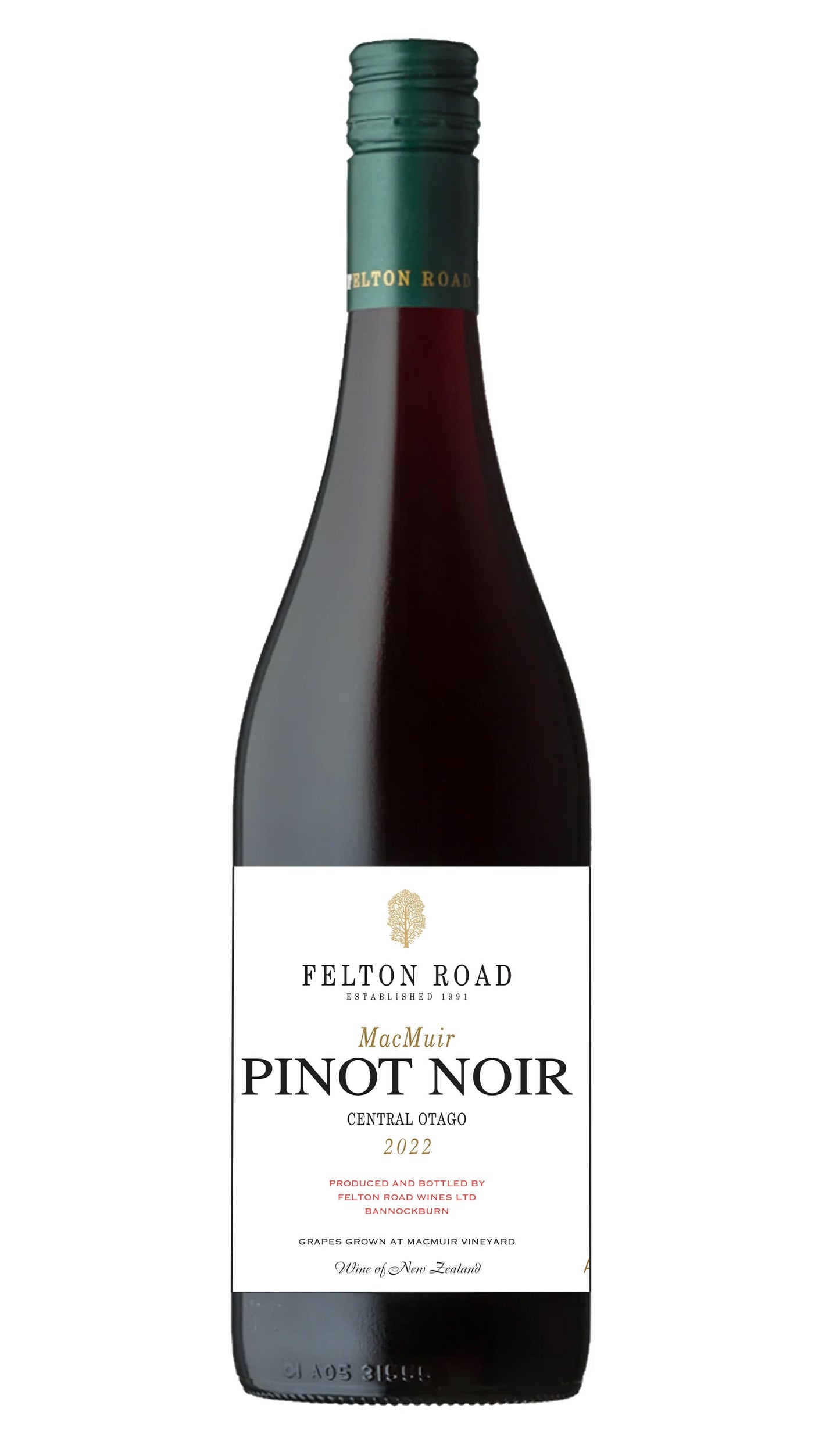 Buy Felton Road MacMuir Pinot Noir 2022 (Central Otago) available at Wine Sellers Direct's best prices.