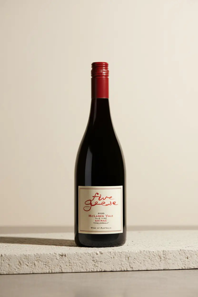 Buy Five Geese Old Vine The Pippali Shiraz 2020 available online at Wine Sellers Direct's best prices.