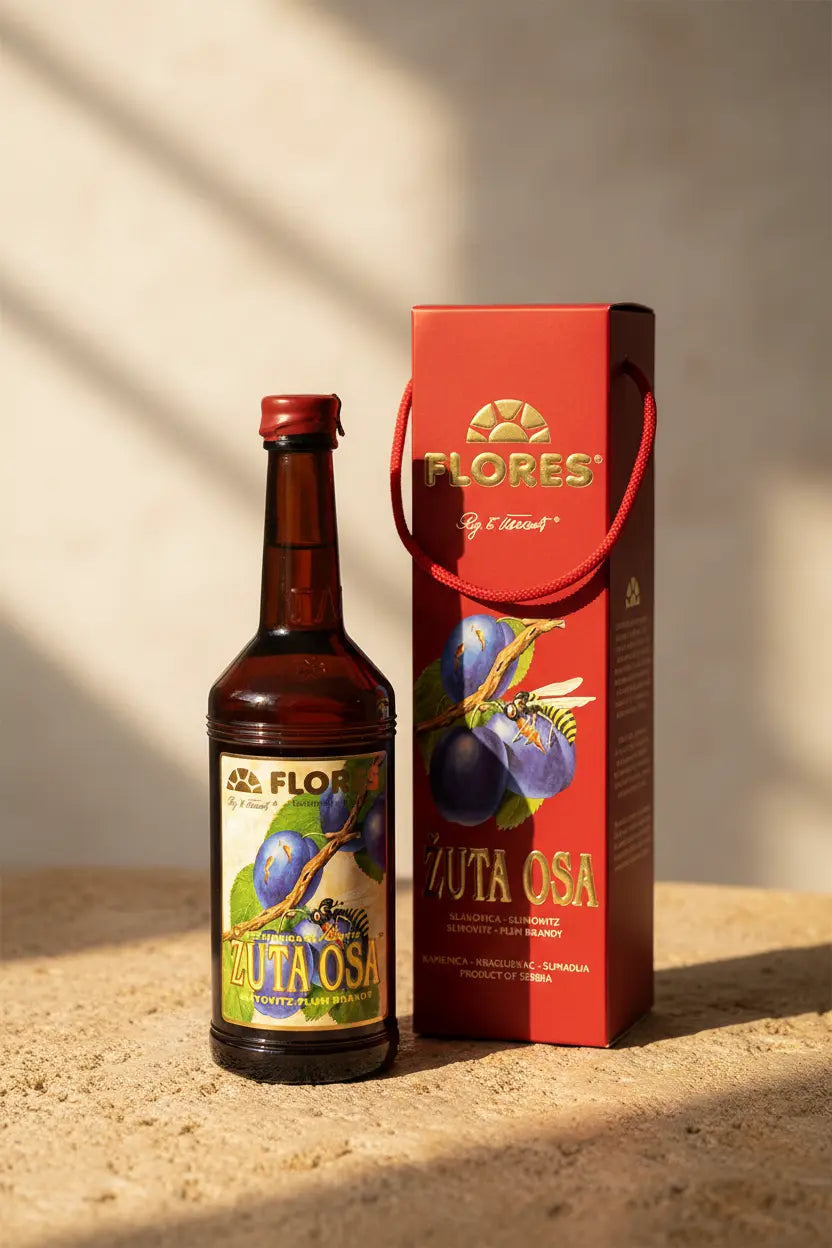 Buy Flores Zuta Osa Plum Brandy 700ml online at Wine Sellers Direct's best prices.