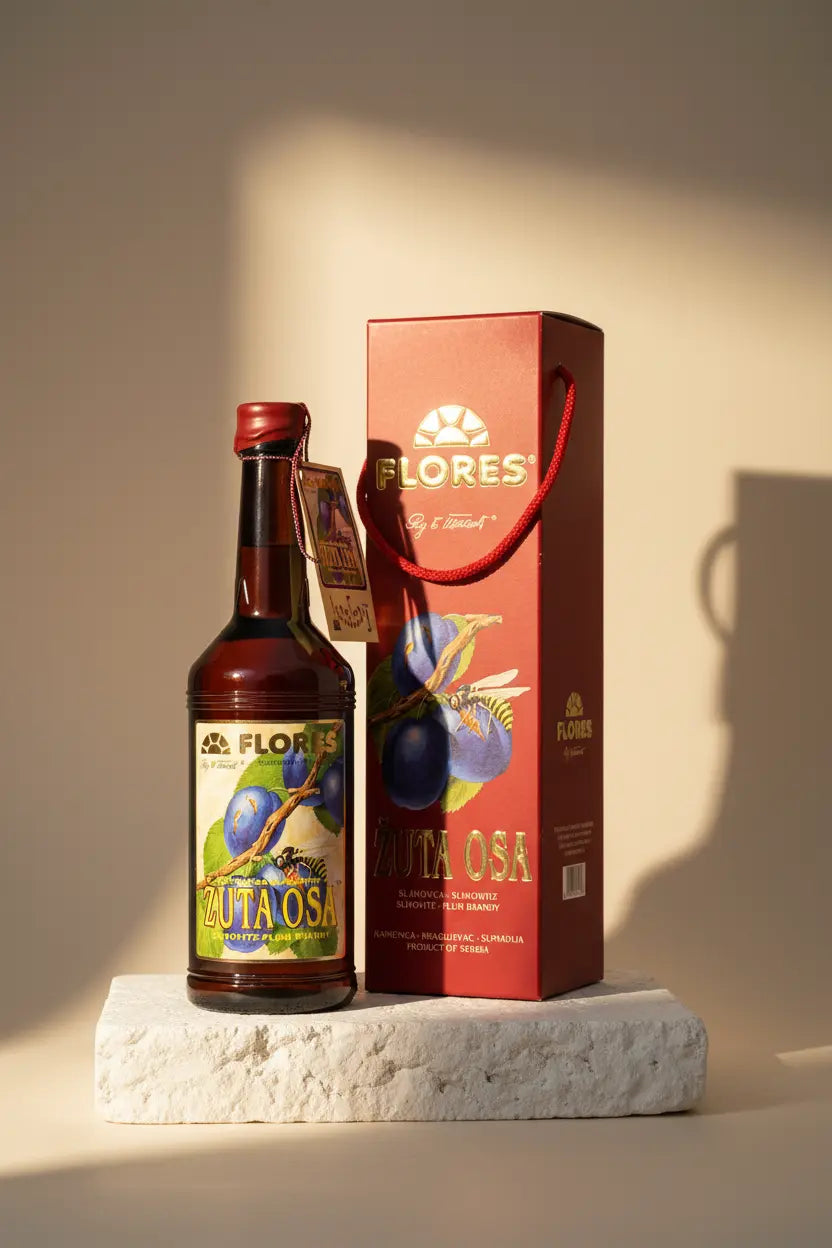 Buy Flores Zuta Osa Plum Brandy 700ml online at Wine Sellers Direct's best prices.