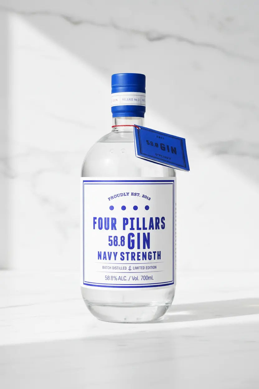 Buy Four Pillars Navy Strength Gin 700ml 58.8% online at Wine Sellers Direct's best prices.