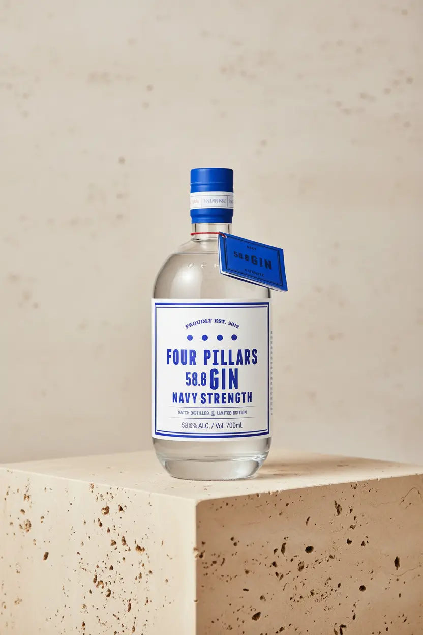 Buy Four Pillars Navy Strength Gin 700ml 58.8% online at Wine Sellers Direct's best prices.