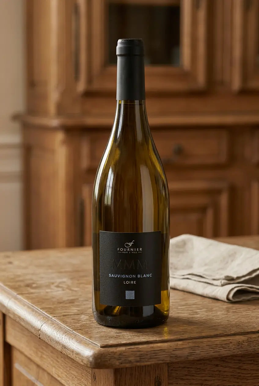 Fournier Père et Fils MMM Sauvignon Blanc 2025 white wine bottle from the Loire Valley, France