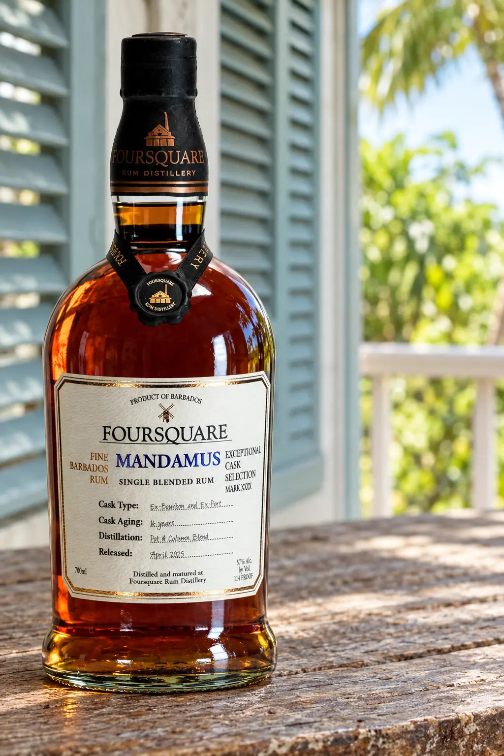 Foursquare Mandamus Exceptional Cask Selection Mark XXIX 16 Year Old Rum 700mL bottle from Barbados