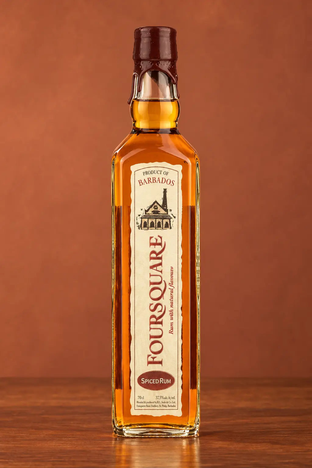 Foursquare Spiced Rum 700mL bottle of rum from Barbados