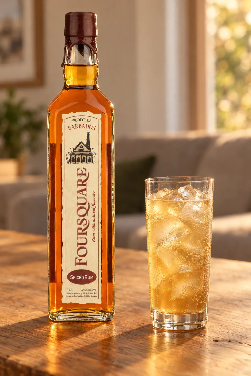 Foursquare Spiced Rum 700mL bottle of rum from Barbados