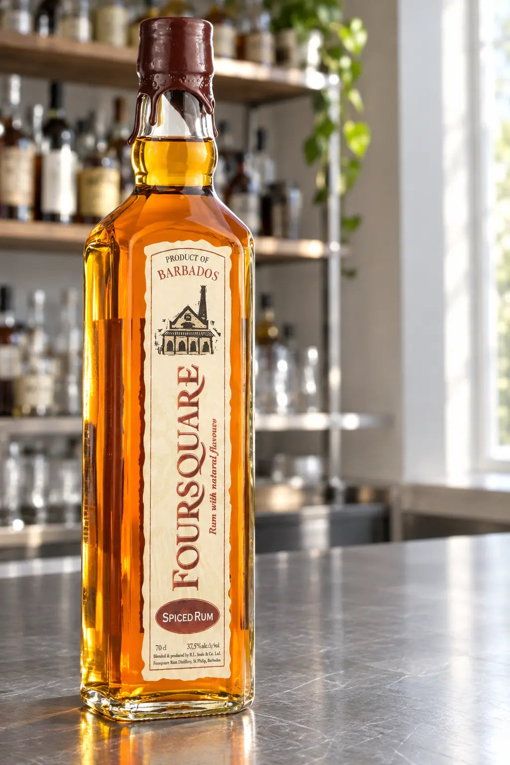 Foursquare Spiced Rum 700mL bottle of rum from Barbados