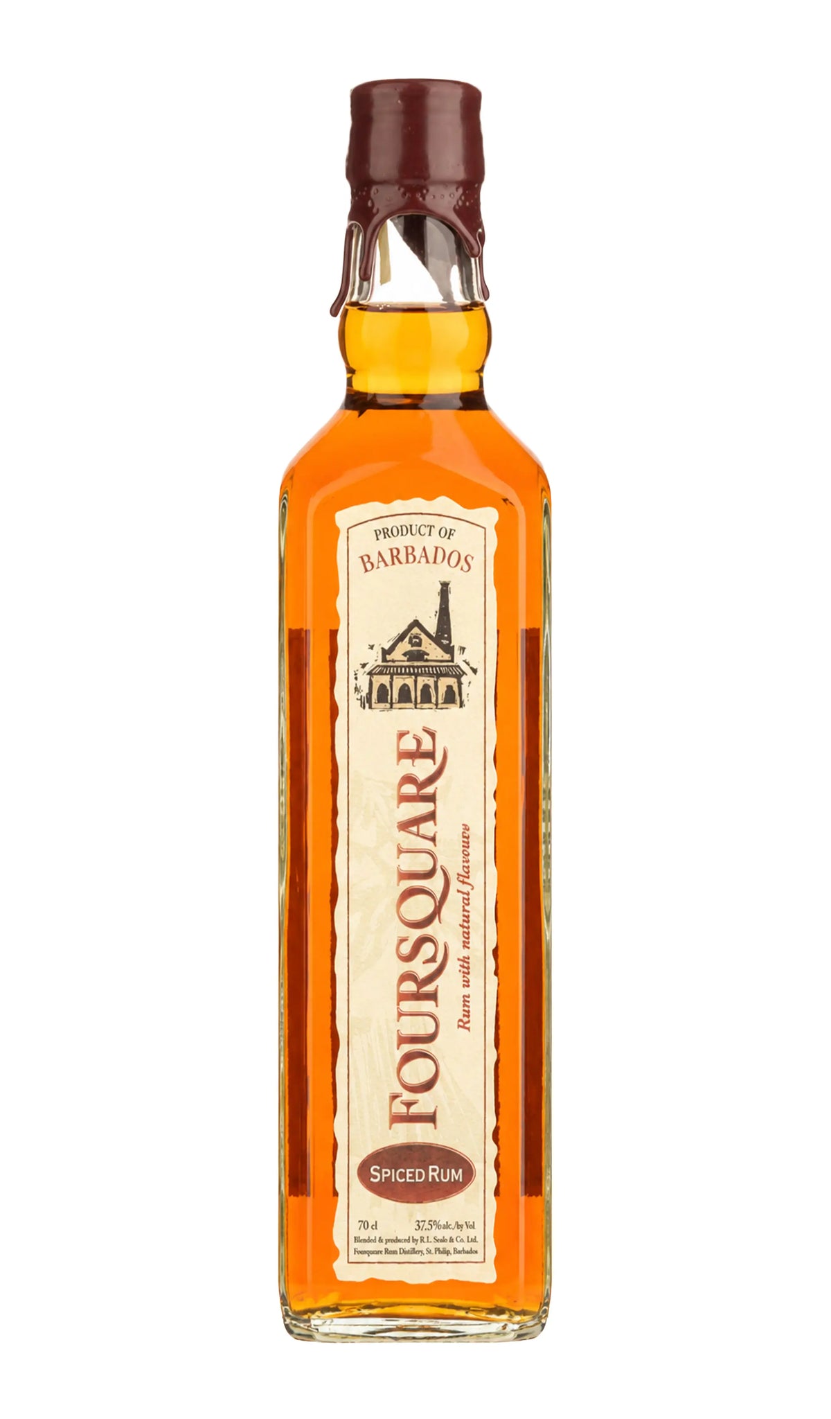 Foursquare Spiced Rum 700mL bottle of rum from Barbados