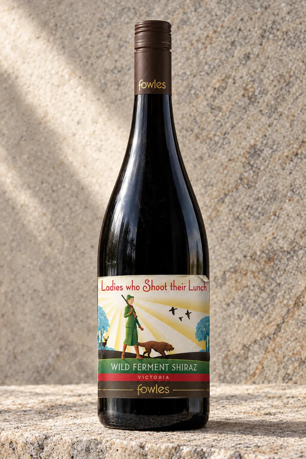 Fowles Ladies Who Shoot Their Lunch Shiraz 2021 750mL bottle of red wine from Strathbogie Ranges