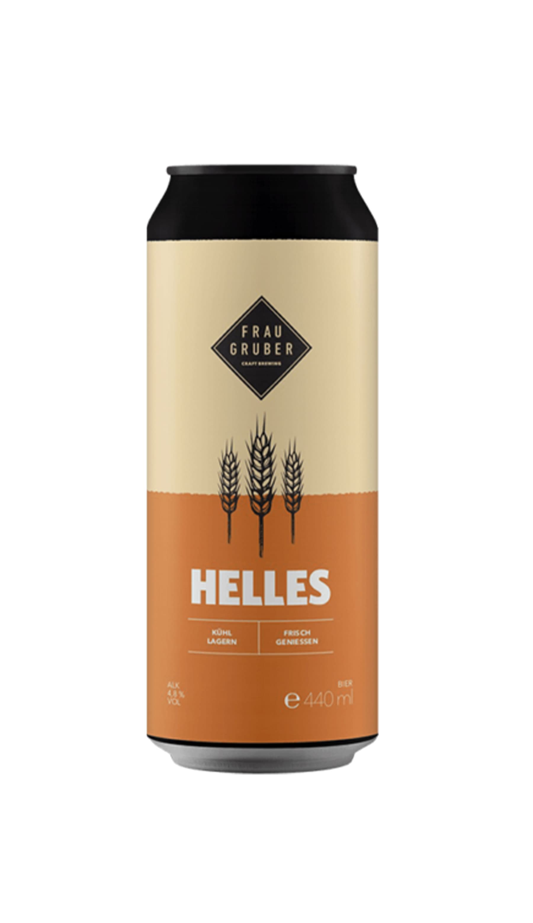 FrauGruber Helles Unfiltered Lager 440mL - Wine Sellers Direct