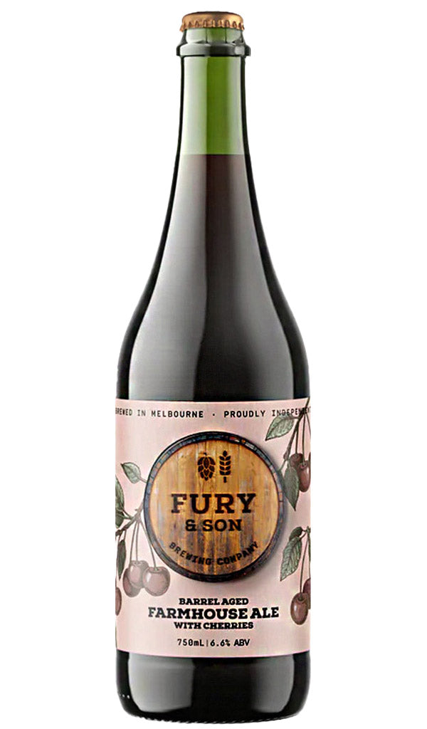 Find out more or buy Fury & Son Barrel Aged Farmhouse Ale with Cherries 750mL available online at Wine Sellers Direct - Australia's independent liquor specialists.