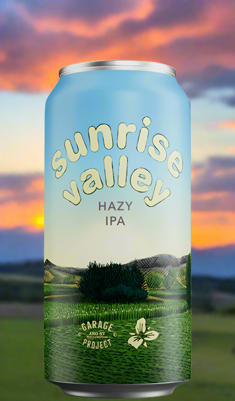 Find out more or buy Garage Project Sunrise Valley Hazy IPA 440ml online at Wine Sellers Direct - Australia’s independent liquor specialists.