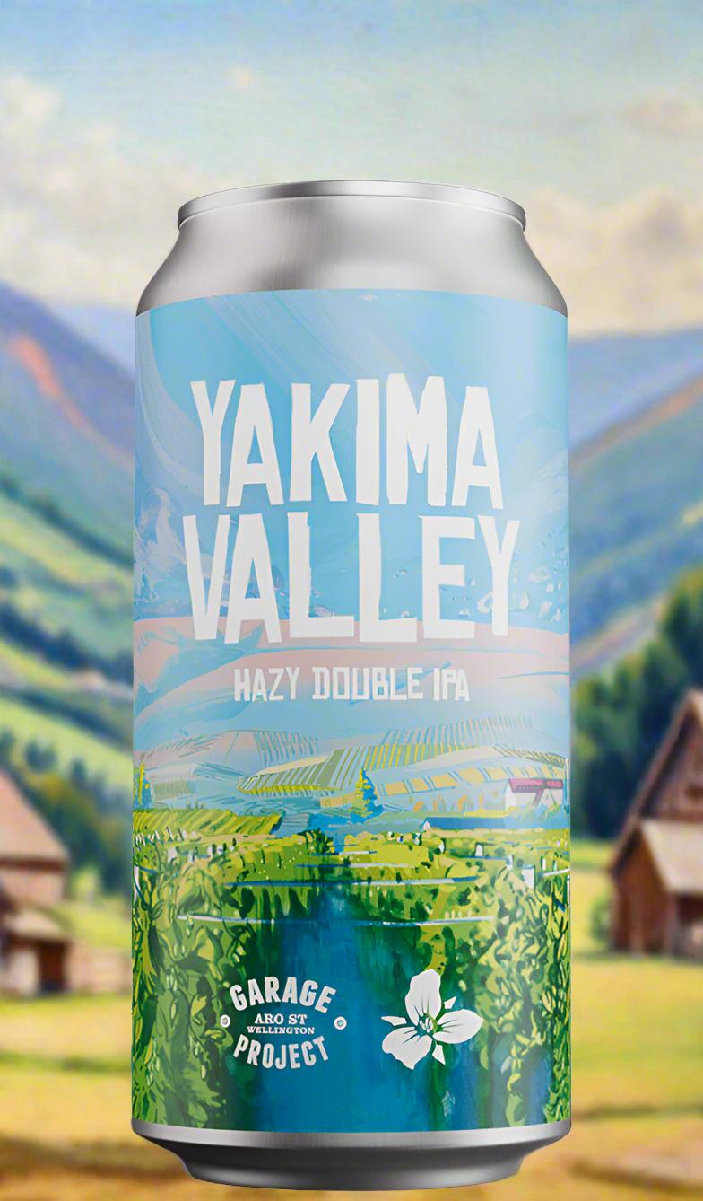 Find out more or buy Garage Project Yakima Valley Hazy Double IPA 440ml online at Wine Sellers Direct - Australia’s independent liquor specialists.