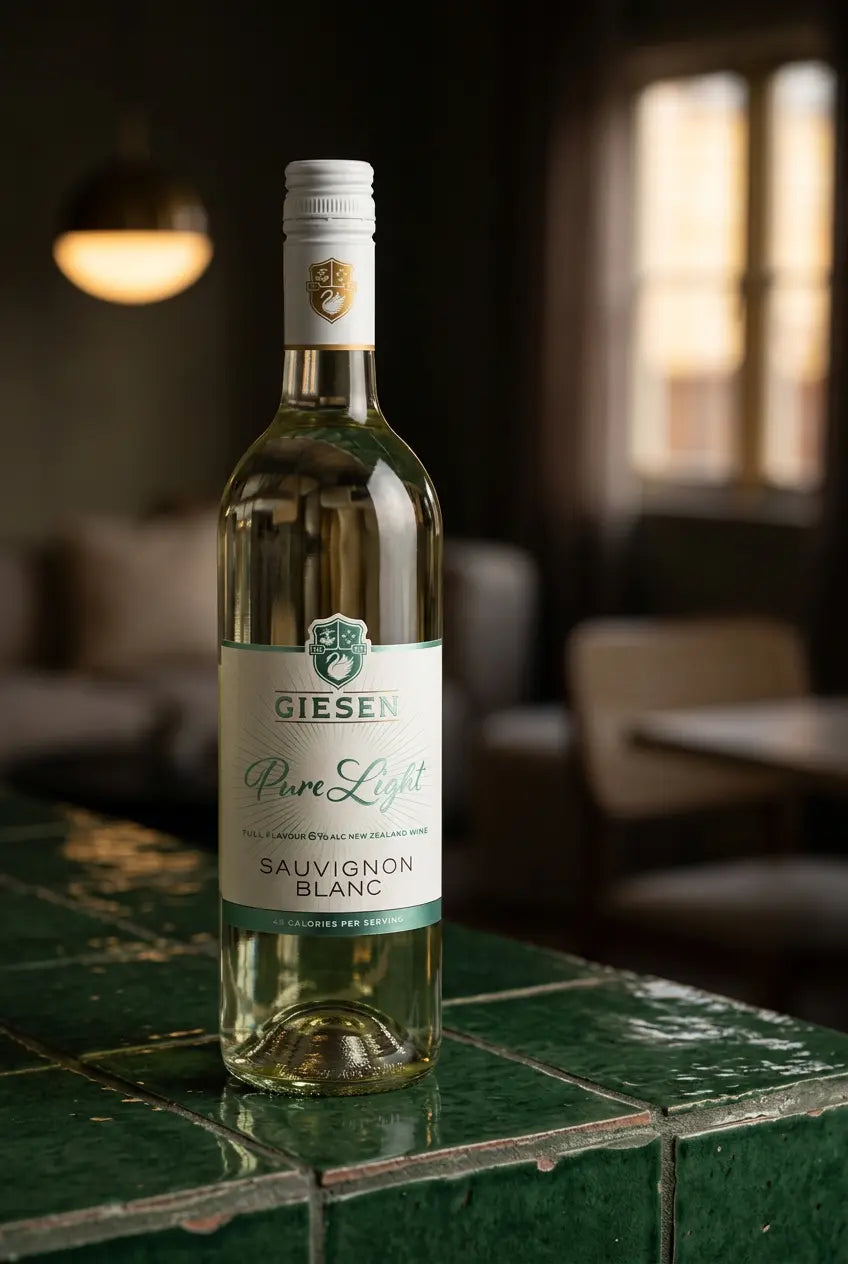 Giesen Pure Light Sauvignon Blanc 2024 – Marlborough New Zealand low-alcohol white wine, 750ml bottle