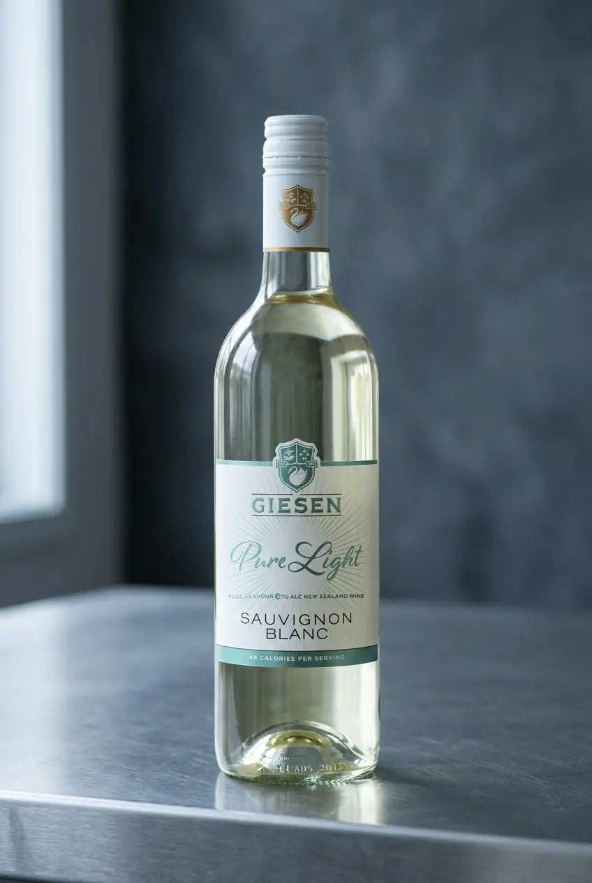 Giesen Pure Light Sauvignon Blanc 2024 – Marlborough New Zealand low-alcohol white wine, 750ml bottle
