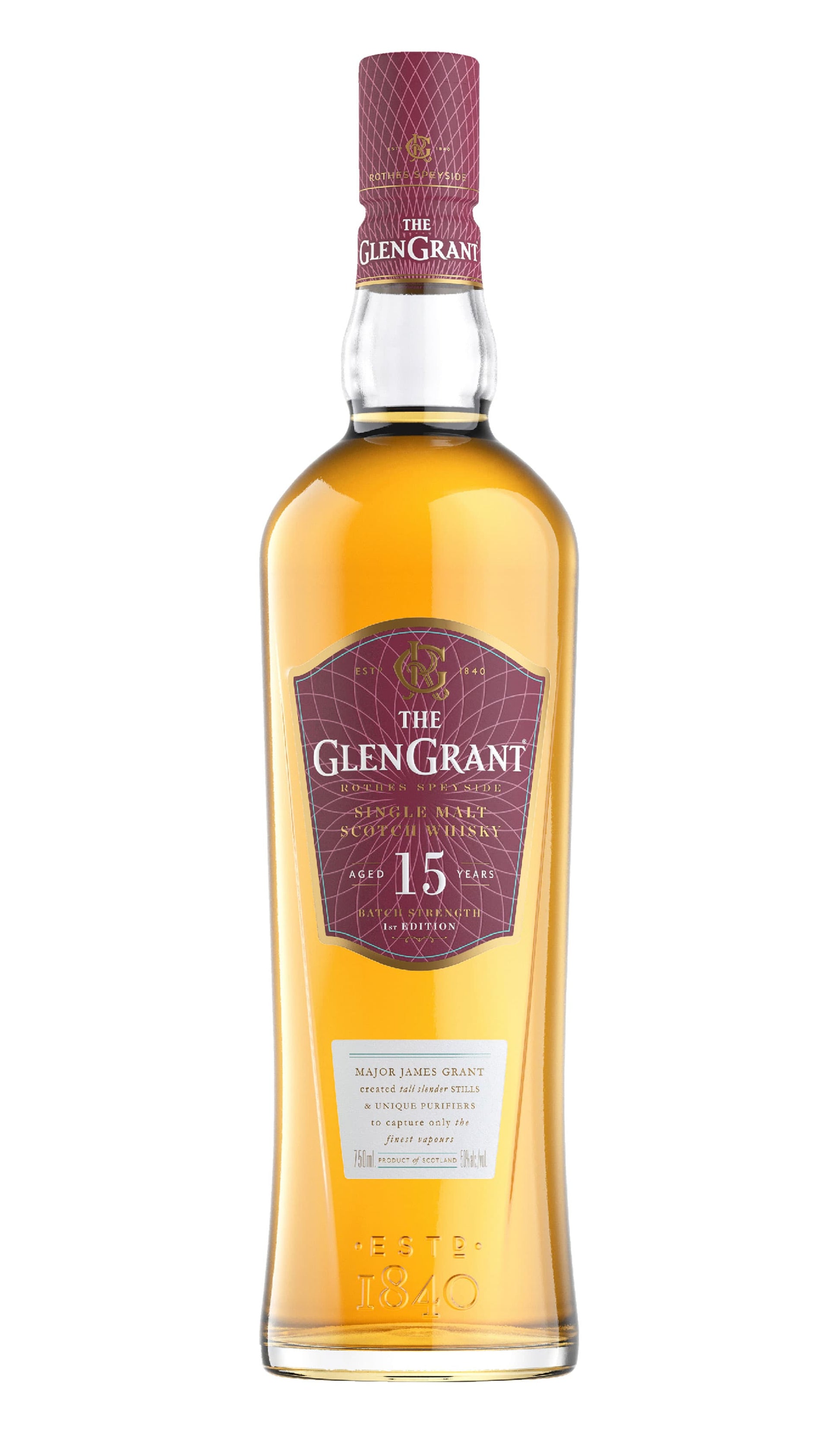 Find out more, explore the range or buy Glen Grant 15 Year Old Scotch Whisky (Speyside) available at Wine Sellers Direct - Australia's independent liquor specialists and the best prices.