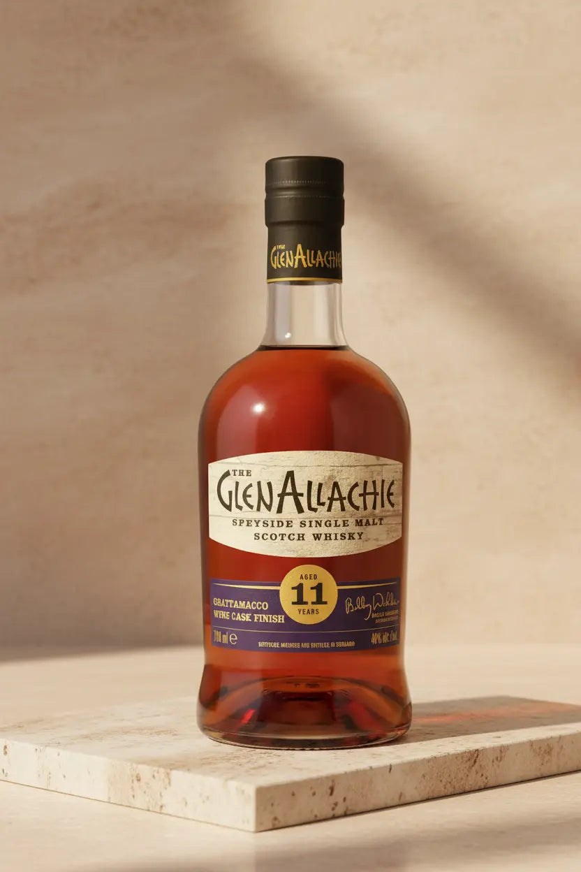 Buy The GlenAllachie Grattamacco Wine Cask Finish 11 Year Old online at Wine Sellers Direct's best prices.