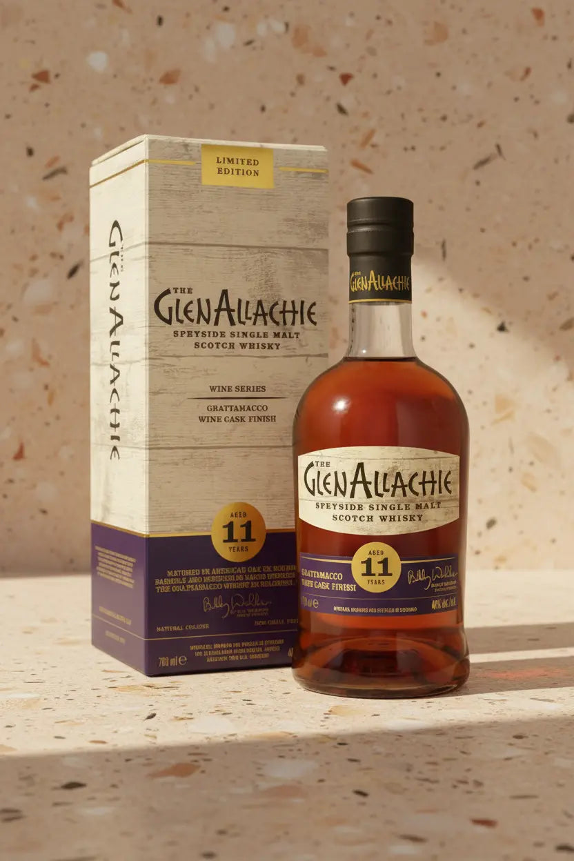 Buy The GlenAllachie Grattamacco Wine Cask Finish 11 Year Old online at Wine Sellers Direct's best prices.