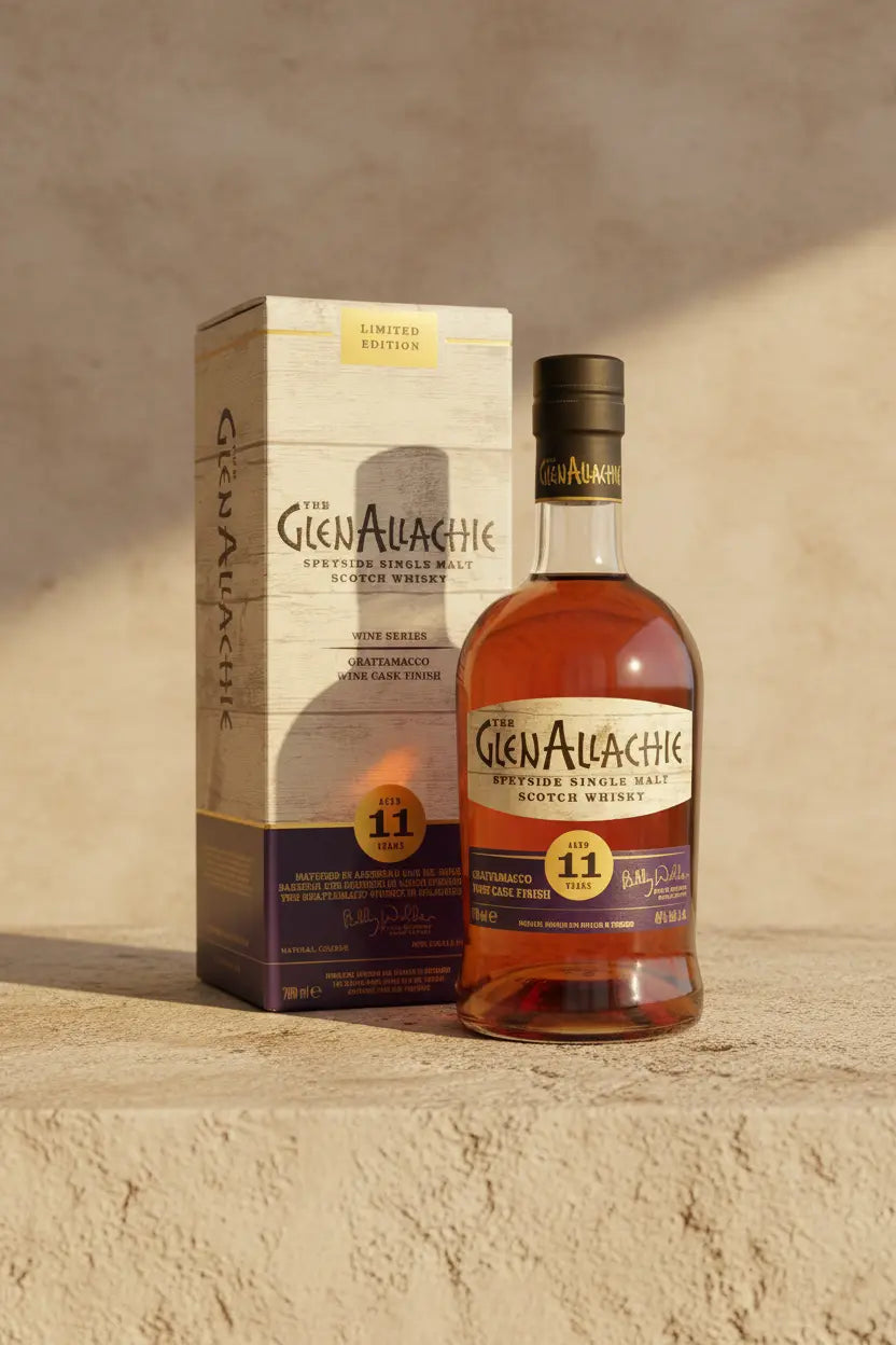 Buy The GlenAllachie Grattamacco Wine Cask Finish 11 Year Old online at Wine Sellers Direct's best prices.