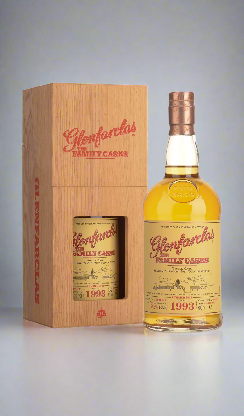 Find out more or buy Glenfarclas The Family Casks 1993 Single Malt (Scotch Whisky) available at Wine Sellers Direct's best prices.