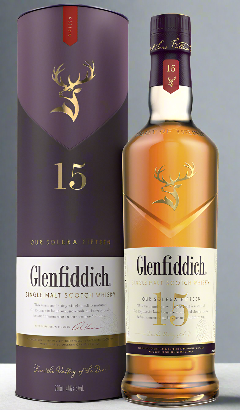 Find out more or buy Glenfiddich 15 Year Old Single Malt Scotch Whisky 700ml online at Wine Sellers Direct - Australia’s independent liquor specialists.