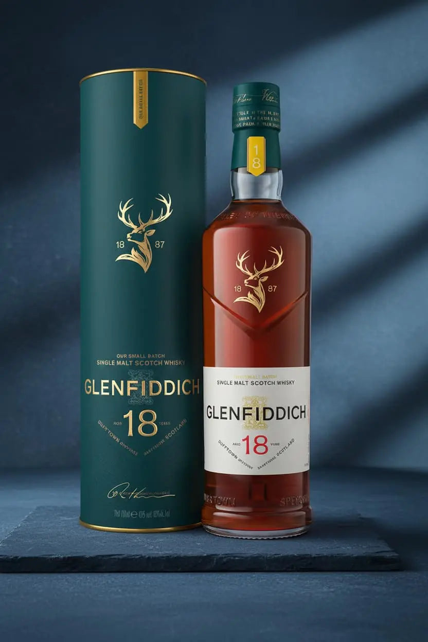 Find out more or buy Glenfiddich 18 Year Old Single Malt Scotch Whisky online at Wine Sellers Direct.
