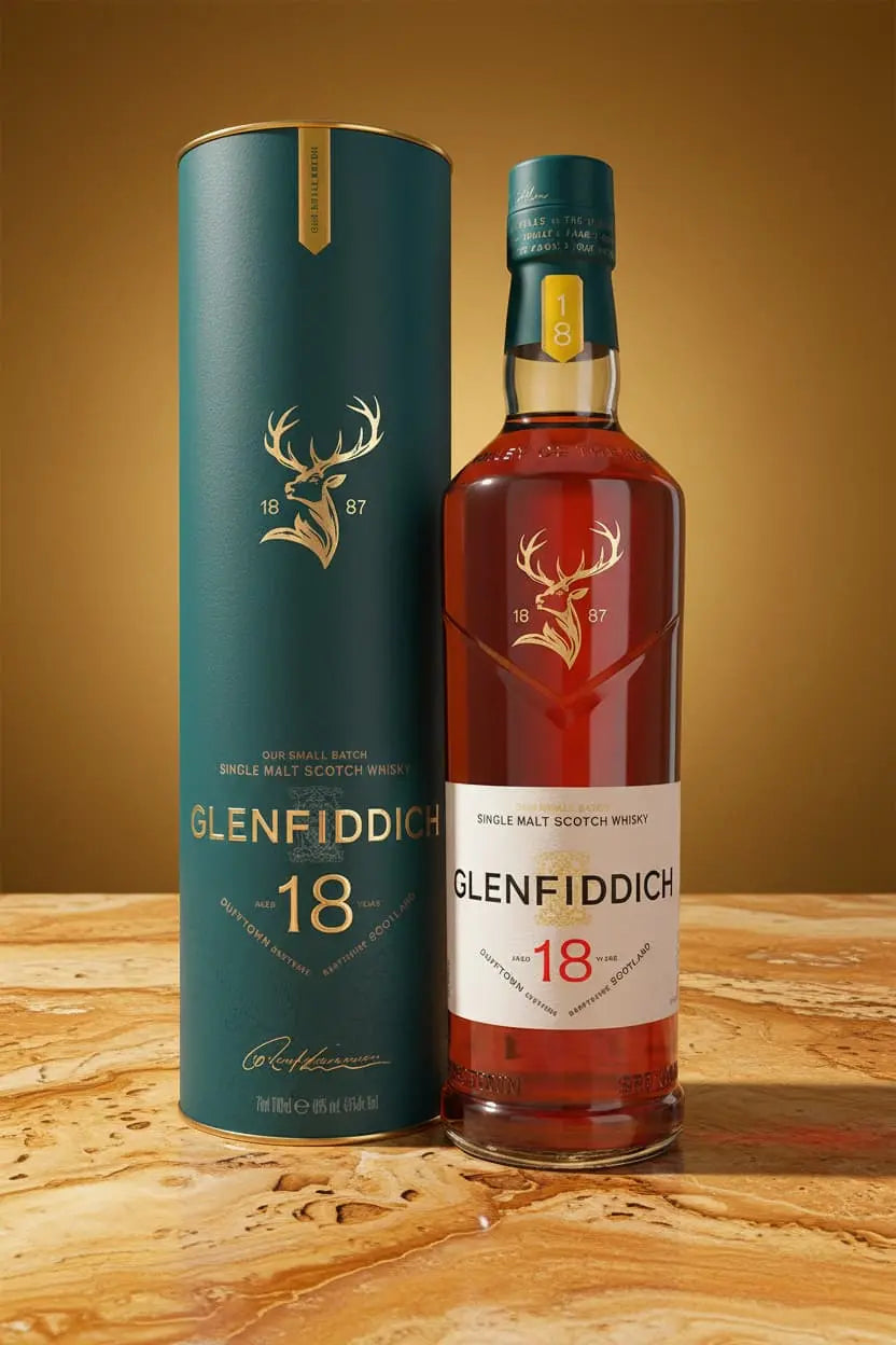 Find out more or buy Glenfiddich 18 Year Old Single Malt Scotch Whisky online at Wine Sellers Direct.