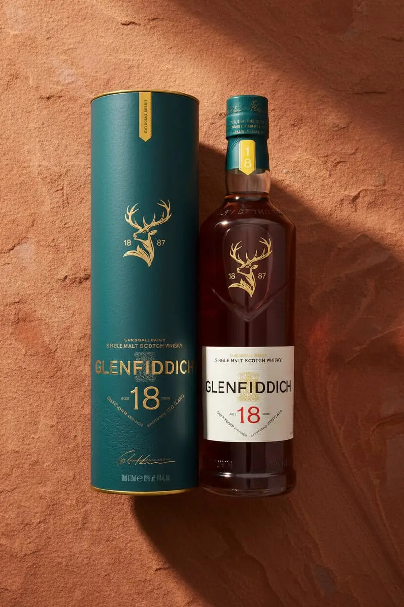 Find out more or buy Glenfiddich 18 Year Old Single Malt Scotch Whisky online at Wine Sellers Direct.