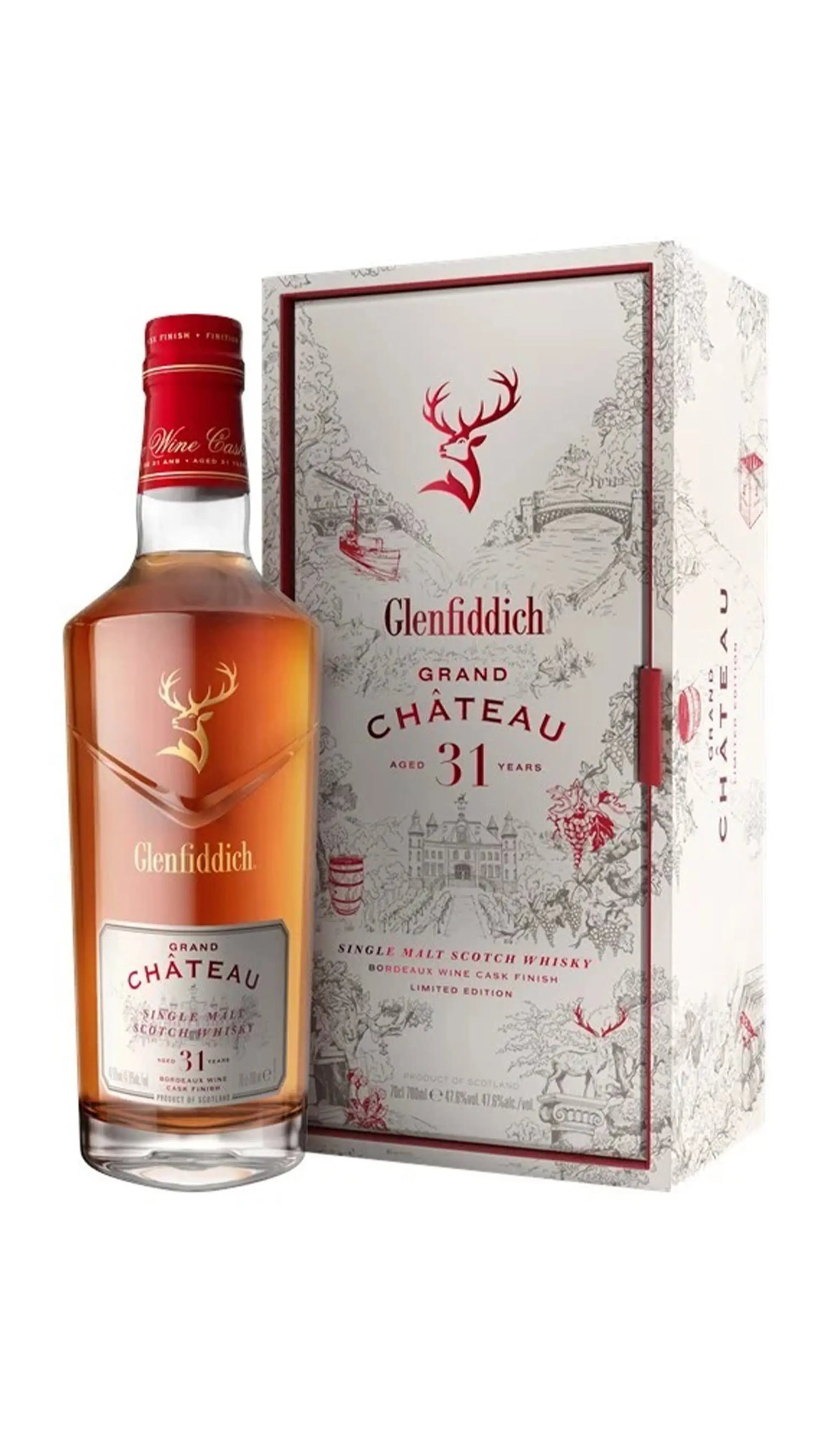 Buy Glenfiddich Grand Château 31 Year Old 700ml Scotch Whisky online at Wine Sellers Direct's best prices.