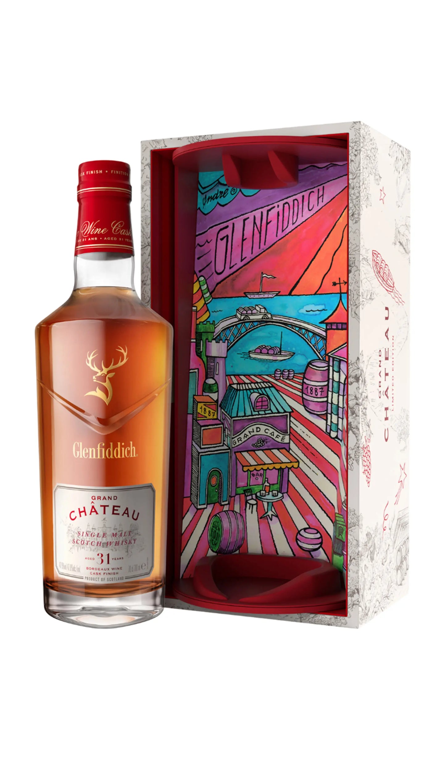 Buy Glenfiddich Grand Château 31 Year Old 700ml Scotch Whisky online at Wine Sellers Direct's best prices.