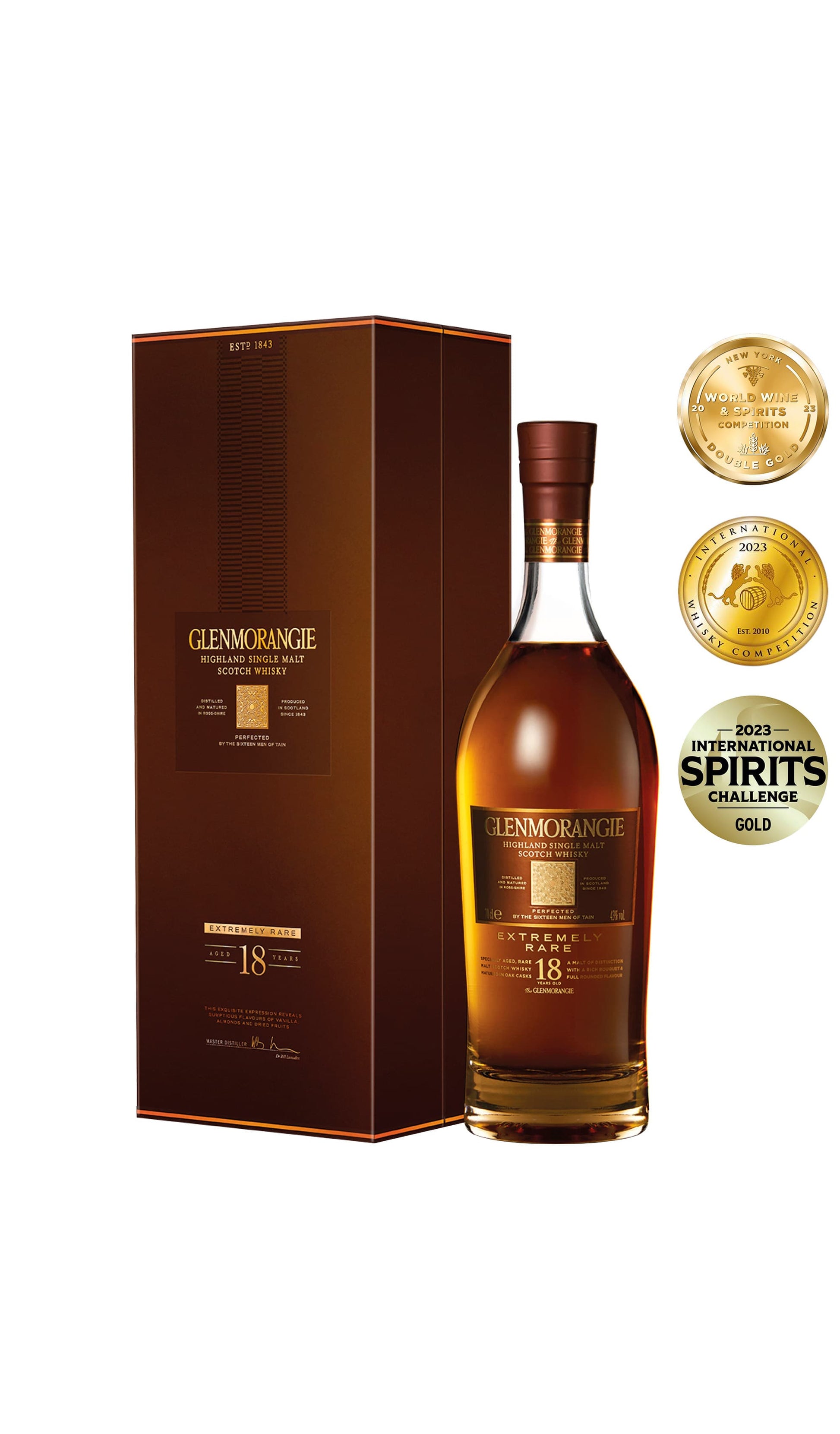 Find out more or buy Glenmorangie Extremely Rare 18 Year Old Single Malt Scotch Whisky (700ml) online at Wine Sellers Direct - Australia’s independent liquor specialists.