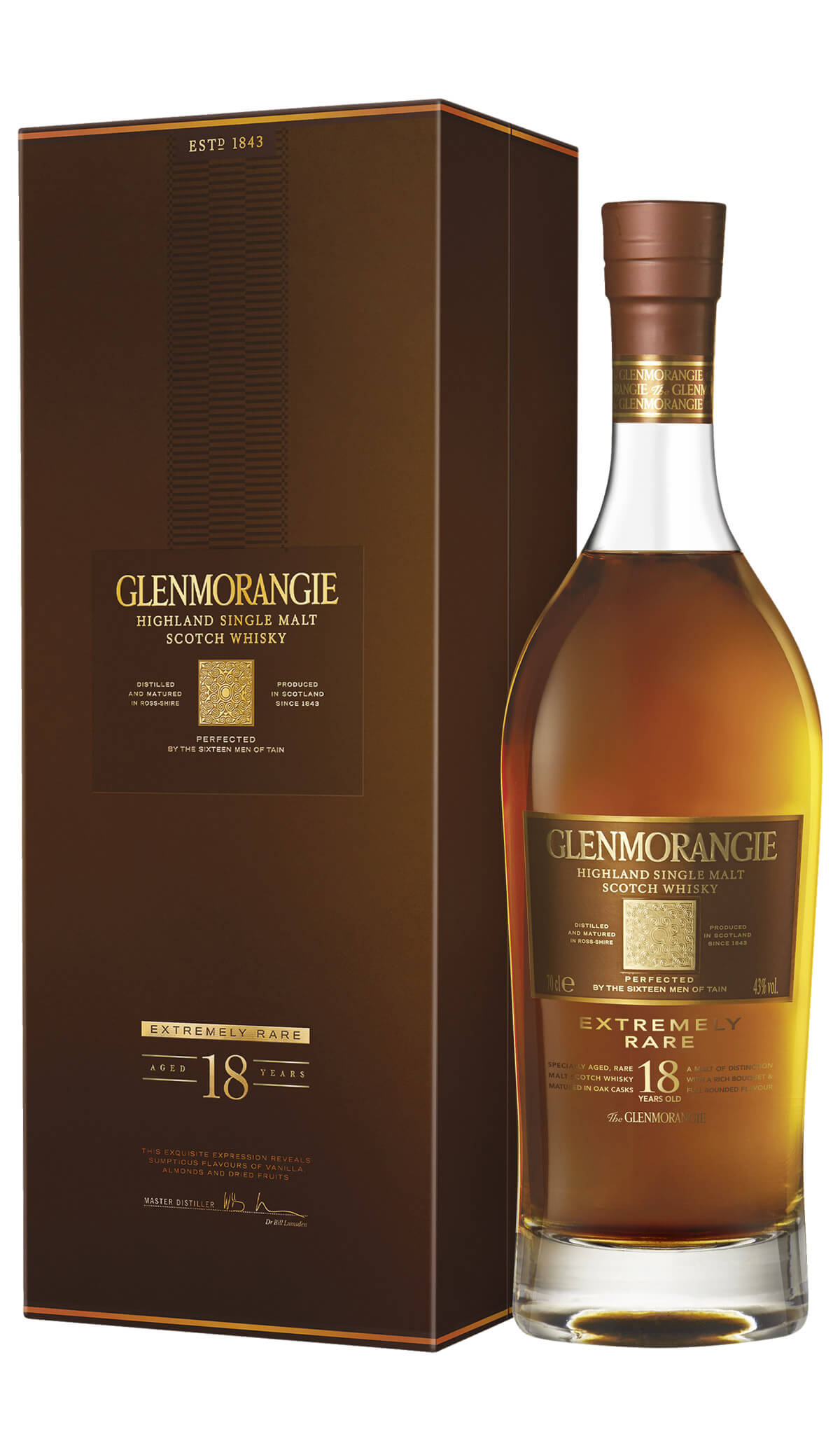Find out more or buy Glenmorangie Extremely Rare 18 Year Old Single Malt Scotch Whisky (700ml) online at Wine Sellers Direct - Australia’s independent liquor specialists.