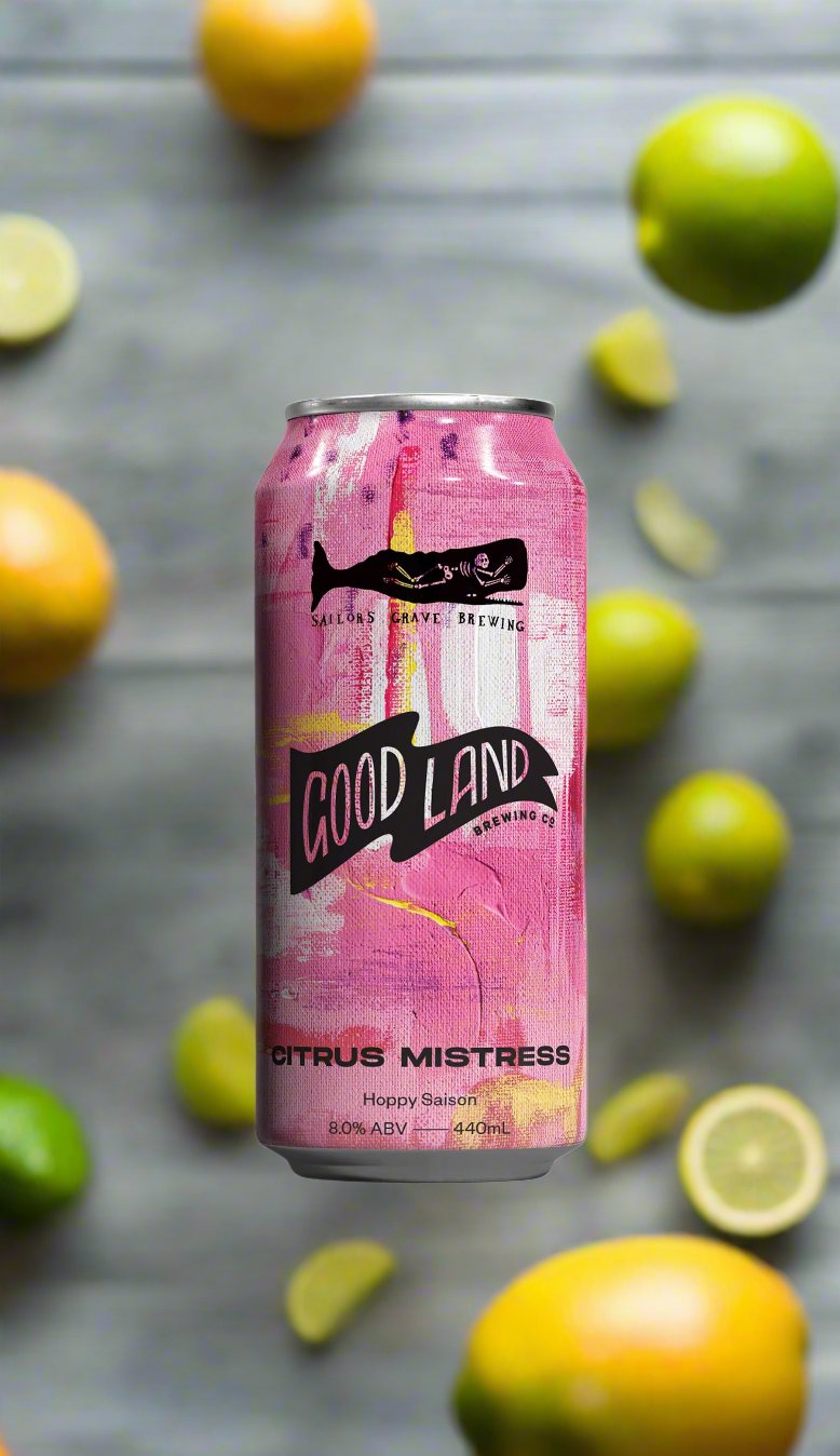 Find out more or buy Good Land Citrus Mistress Hoppy Saison 440mL at Wine Seller's Direct's best prices.