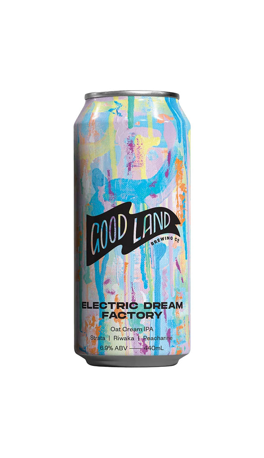 Find out more or buy Good Land Electric Dream Factory OCIPA 440ml online at Wine Sellers Direct - Australia’s independent liquor specialists.