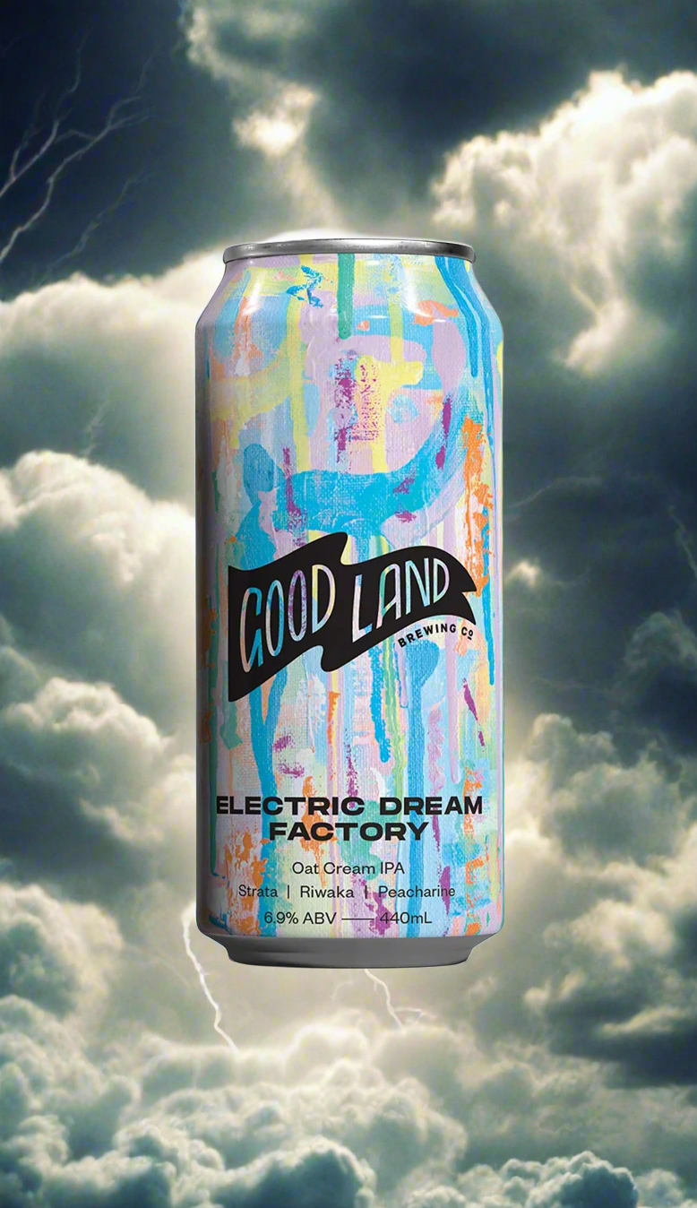 Find out more or buy Good Land Electric Dream Factory OCIPA 440ml online at Wine Sellers Direct - Australia’s independent liquor specialists.