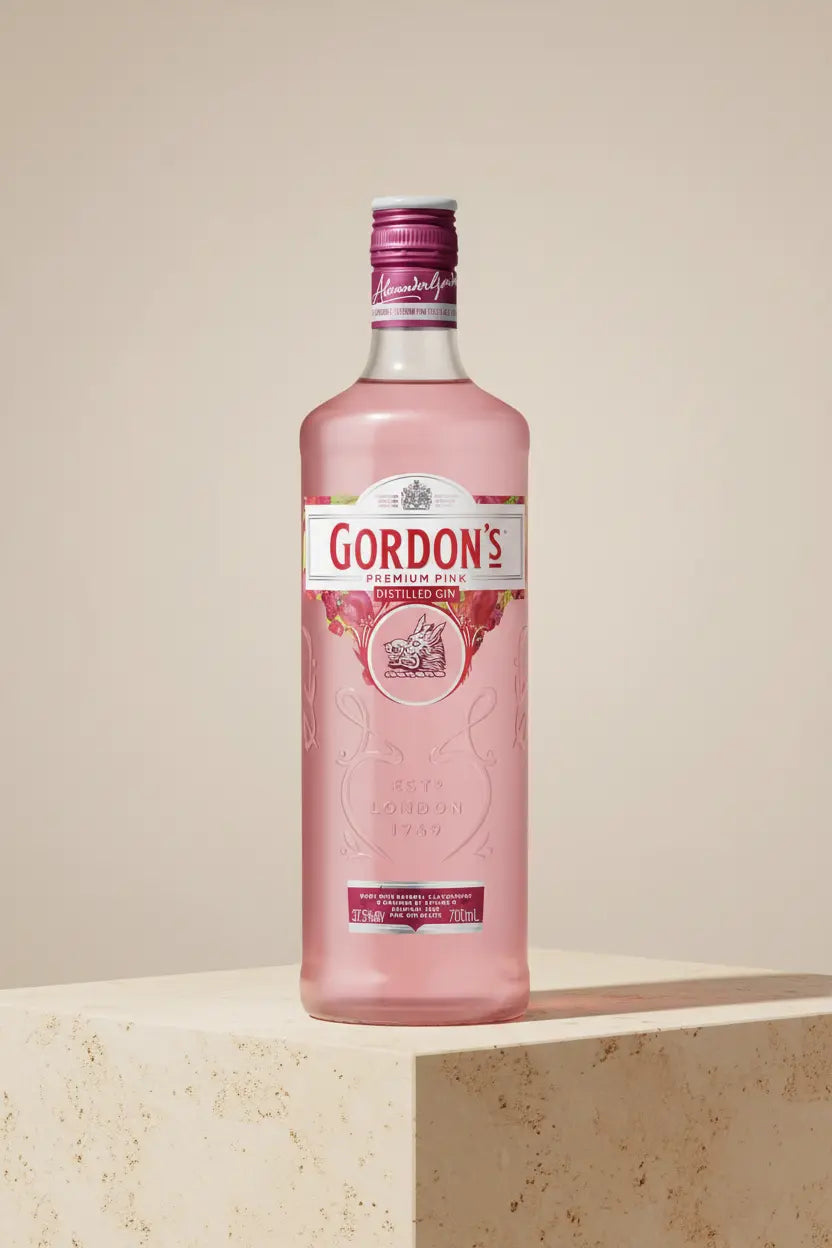 Buy Gordon's Premium Pink Distilled Gin 700mL online at Wine Sellers Direct's best price.