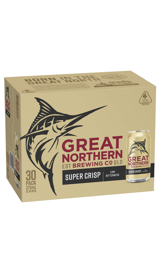 Find out more, explore the range and purchase Great Northern Super Crisp 30 can pack at Wine Sellers Direct - Australia's independent liquor specialists.