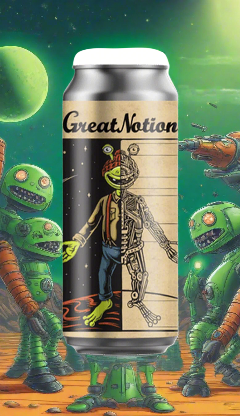 Find out more of buy Great Notion Serious Robot Hazy IPA at Wine Seller's Direct's best prices.