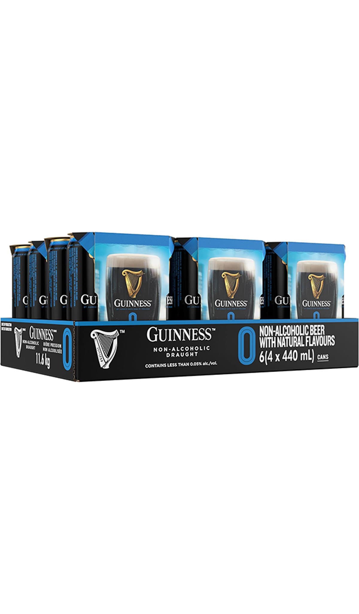 Guinness 0.0 Non-Alcoholic Draught 440mL - Wine Sellers Direct