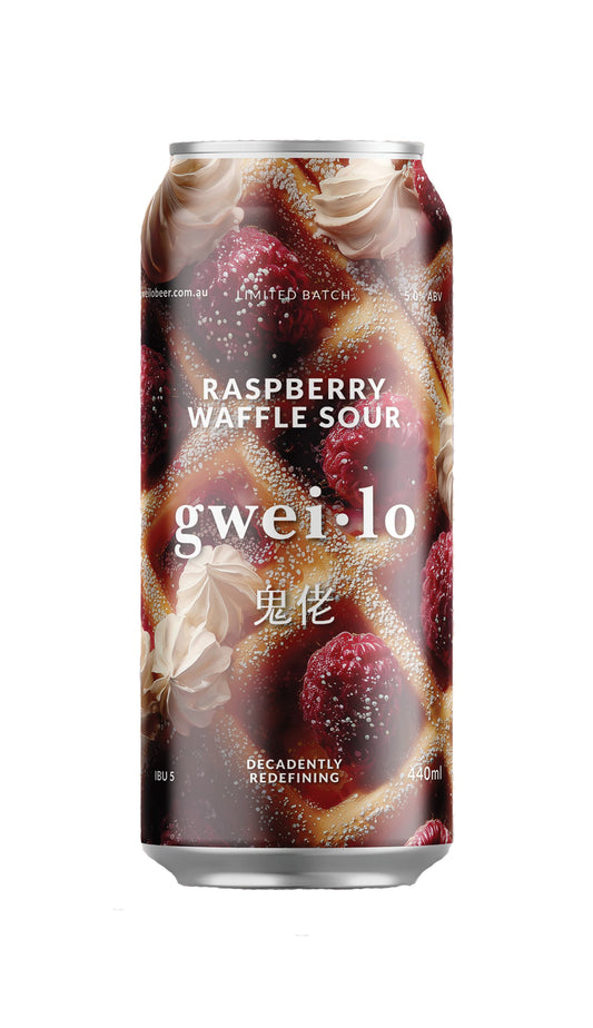 Find out more or buy Gweilo Raspberry Waffle Sour Beer 440ml online at Wine Sellers Direct - Australia’s independent liquor specialists.