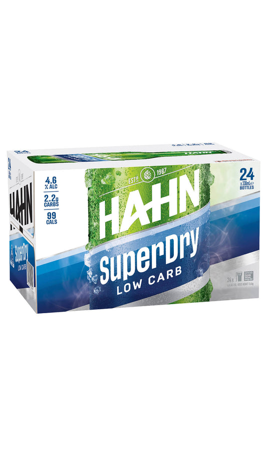 Find out more, explore the range and buy Hahn SuperDry 24 x 330mL Bottle Slab available online at Wine Sellers Direct - Australia's independent liquor specialists.