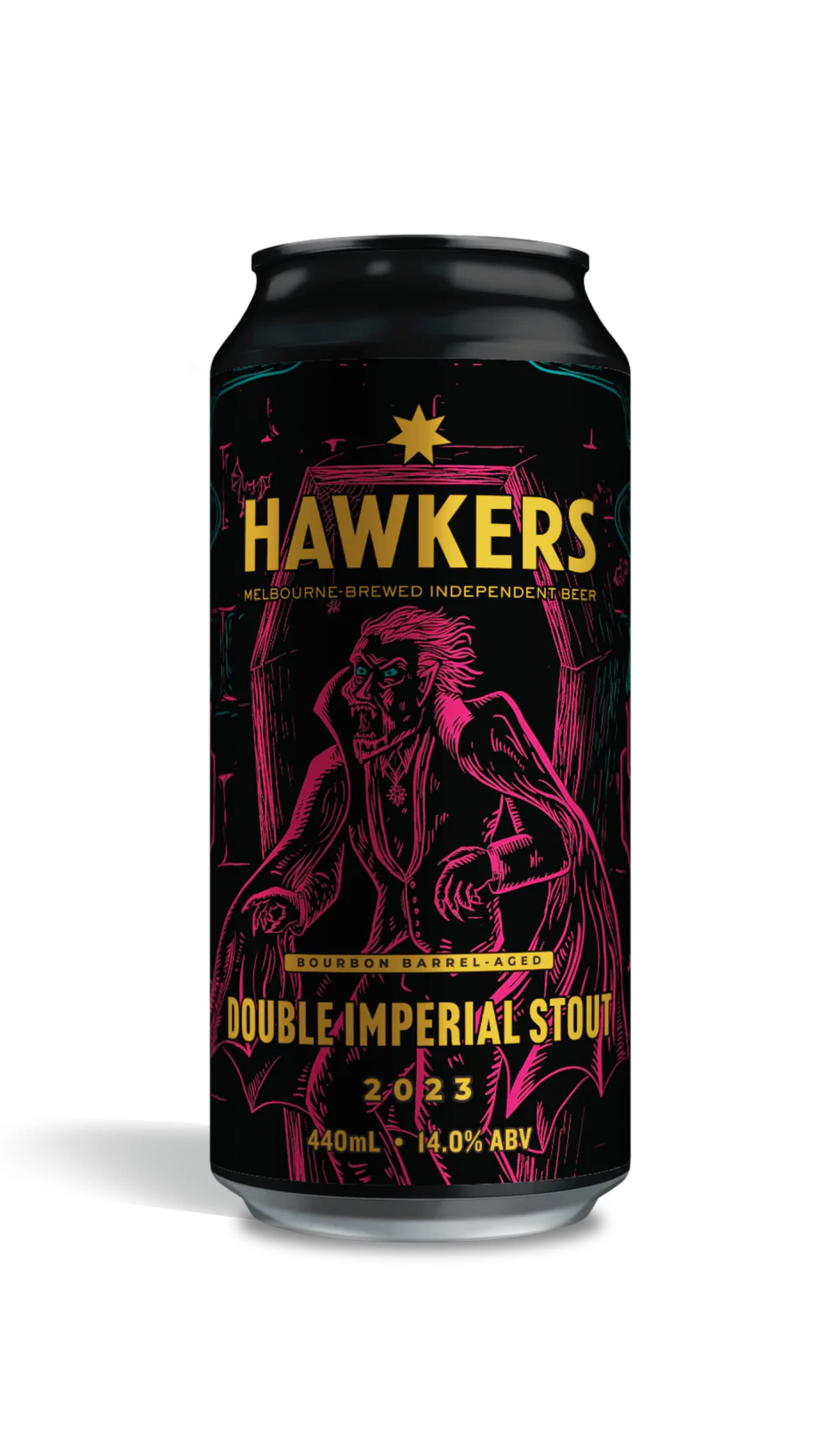 Find out more or buy Hawkers BBA Double Imperial Stout 440ml online at Wine Sellers Direct - Australia’s independent liquor specialists.