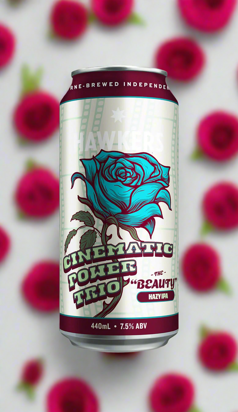 Find out more or buy Hawkers Cinematic Power Trio Beauty Hazy IPA 440ml online at Wine Sellers Direct - Australia’s independent liquor specialists.
