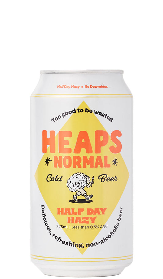 Find out more or buy Heaps Normal Half Day Hazy 375mL (Alcohol Free Beer) available online at Wine Sellers Direct - Australia's independent liquor specialists.