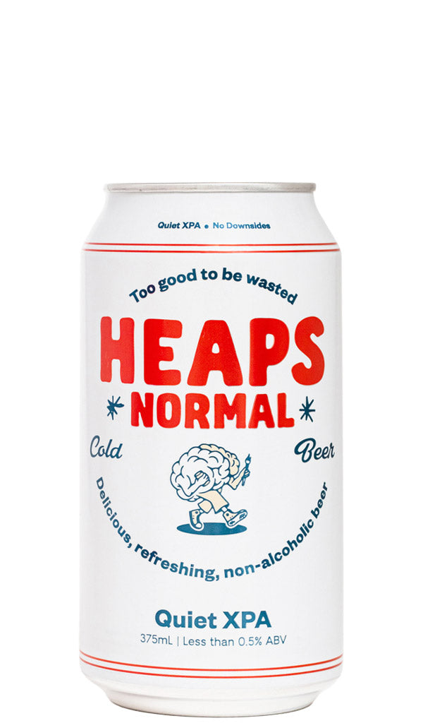 Heaps Normal In Store Heaps Normal Quiet XPA 355ml (Alcohol Free Beer) – Wine Sellers Direct