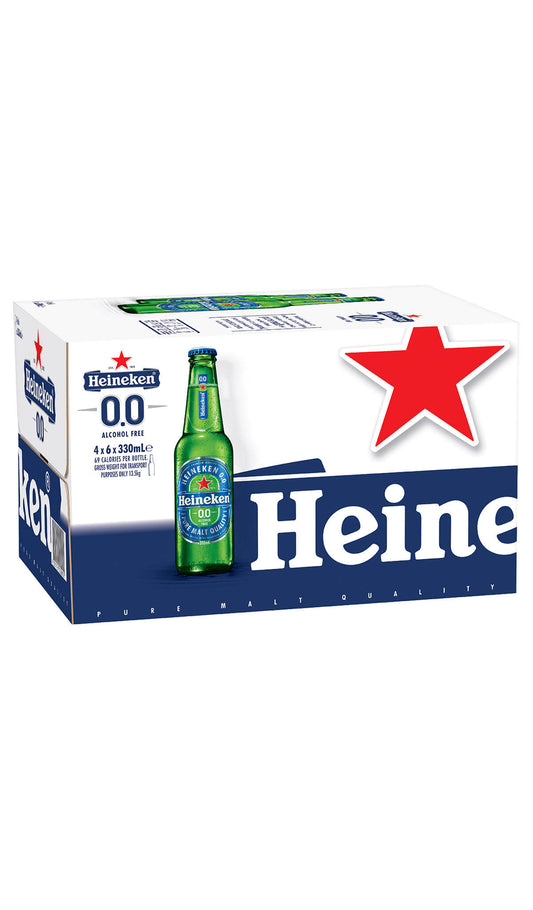 Find out more, explore the range and purchase Heineken Lager 0.0% Zero Alcohol Beer 24x330mL bottle slab available online at Wine Sellers Direct - Australia's independent liquor specialists.