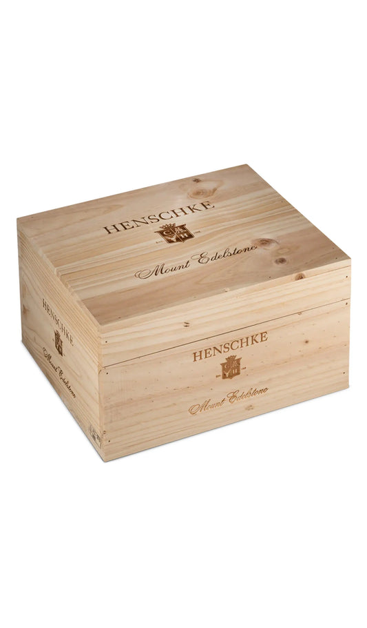 Buy Henschke Mount Edelstone Shiraz 2021 Collector's Box 6 Pack 750mL available at Wine Sellers Direct's best prices.